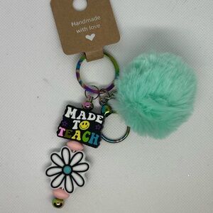 Beaded keychains.